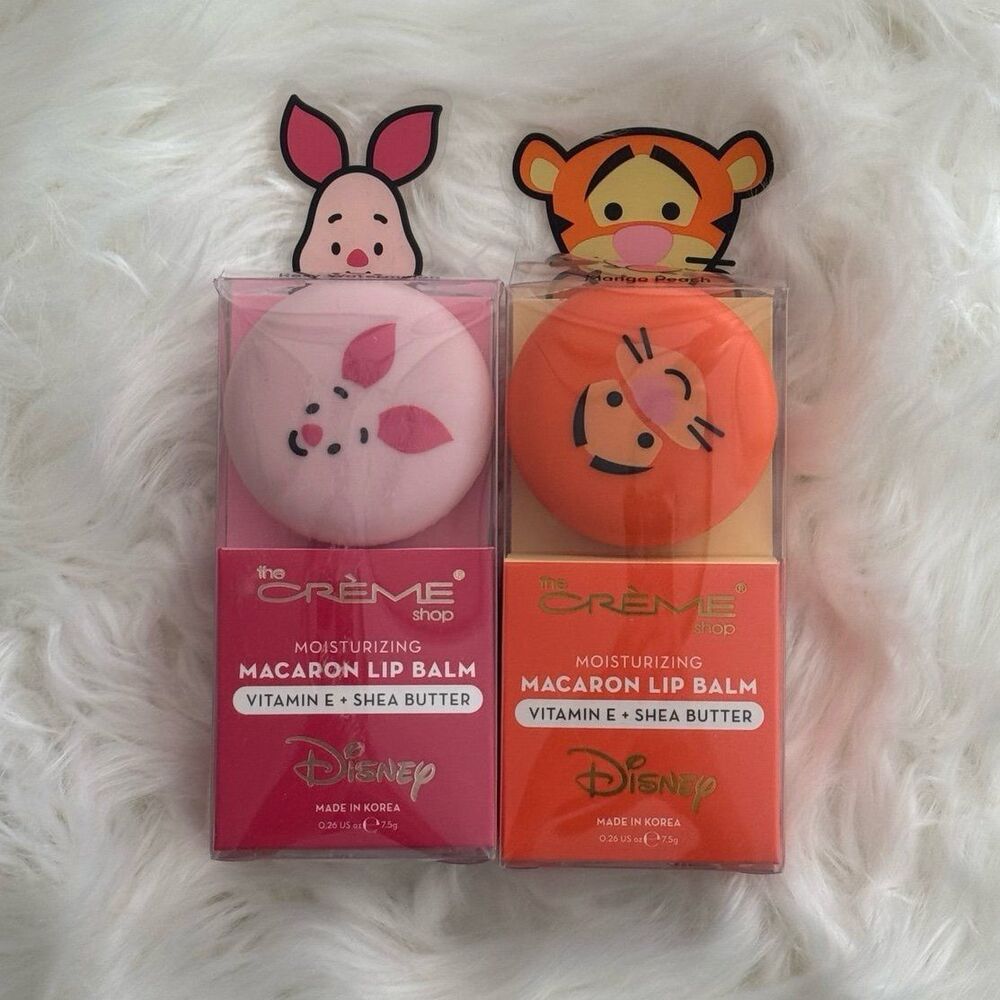 The Creme Shop x Disney Winnie The Pooh Tigger & Piglet Macaron Lip Balm